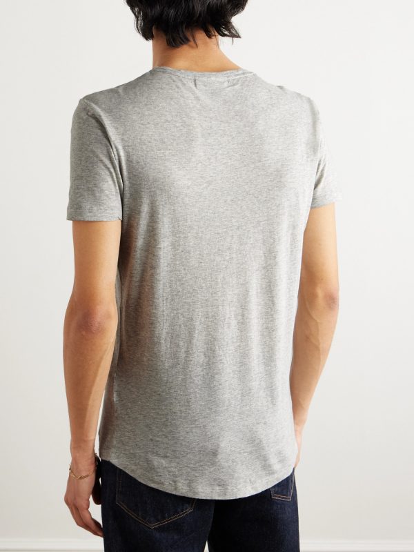 OB-T Slim-Fit Cotton-Jersey T-Shirt - BK