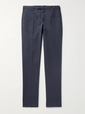 Four Season Slim-Fit Cotton-Blend Chinos Four Season Slim-Fit Cotton-Blend Chinos