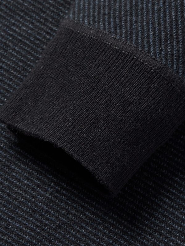 Roadster Striped Cashmere Half-Zip Sweater - E1 Roadster Striped Cashmere Half-Zip Sweater - E1