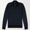 Roadster Striped Cashmere Half-Zip Sweater Roadster Striped Cashmere Half-Zip Sweater