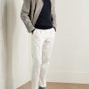 Roadster Striped Cashmere Half-Zip Sweater - OU Roadster Striped Cashmere Half-Zip Sweater - OU