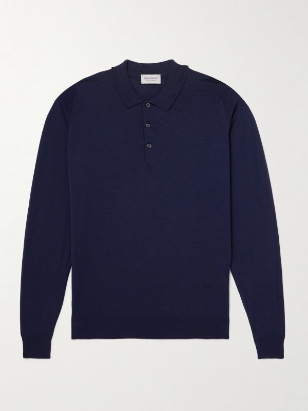 Belper Slim-Fit Merino Wool Polo Shirt Belper Slim-Fit Merino Wool Polo Shirt