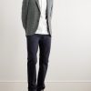 Auguste Grandad-Collar Cotton Oxford Shirt - OU