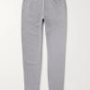 Tapered Brushed Loopback Cotton-Jersey Sweatpants