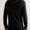 Supima Cotton-Jersey Hoodie - BK