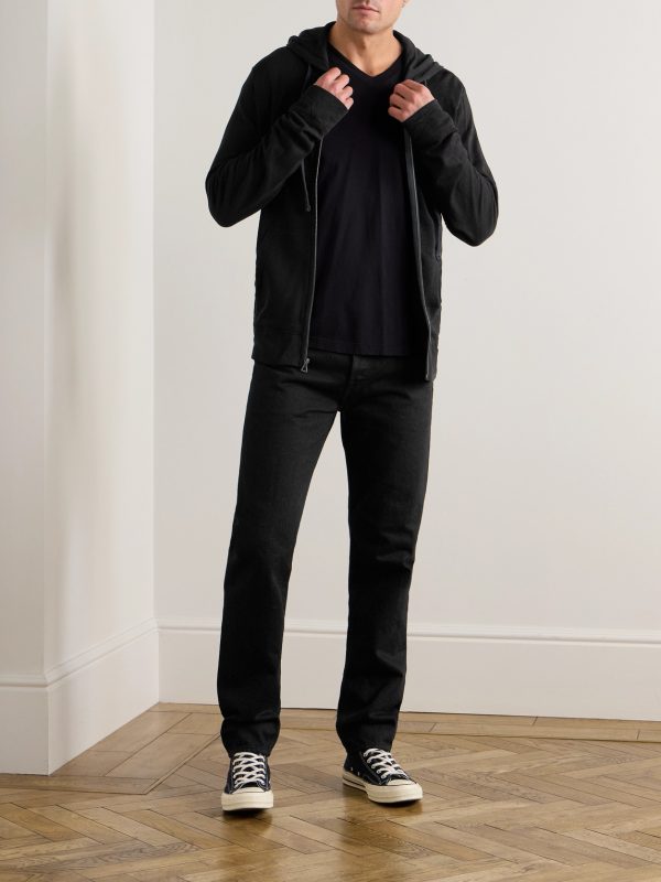 Supima Cotton-Jersey Hoodie - OU