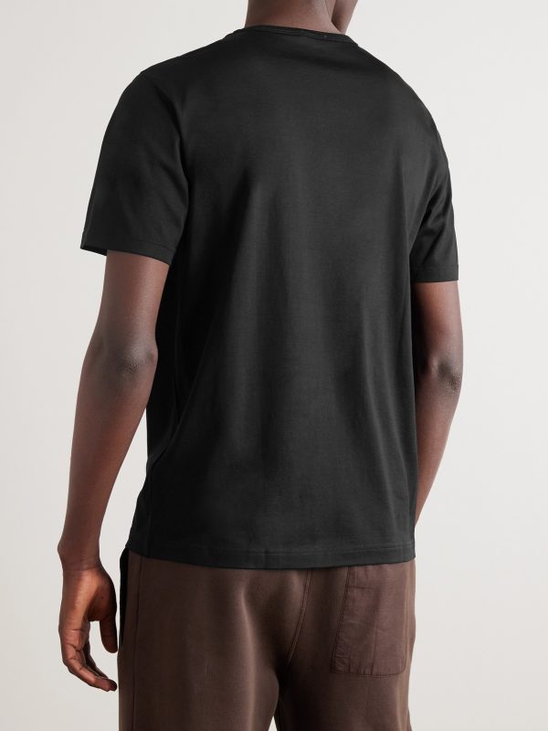 Slim-Fit Cotton-Jersey T-Shirt - BK Slim-Fit Cotton-Jersey T-Shirt - BK