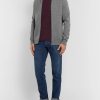 Mélange Virgin Wool-Blend Zip-Up Hoodie - OU Mélange Virgin Wool-Blend Zip-Up Hoodie - OU