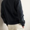 Textured Cotton and Linen-Blend Bomber Jacket - BK Textured Cotton and Linen-Blend Bomber Jacket - BK