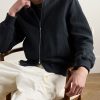 Textured Cotton and Linen-Blend Bomber Jacket - FR Textured Cotton and Linen-Blend Bomber Jacket - FR