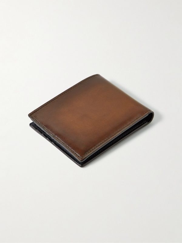 Makore Venezia Leather Billfold Wallet - BK Makore Venezia Leather Billfold Wallet - BK
