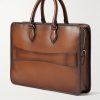 Un Jour Scritto Venezia Leather Briefcase - BK Un Jour Scritto Venezia Leather Briefcase - BK