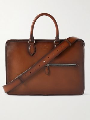 Un Jour Scritto Venezia Leather Briefcase Un Jour Scritto Venezia Leather Briefcase