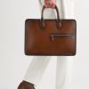 Un Jour Scritto Venezia Leather Briefcase - OU Un Jour Scritto Venezia Leather Briefcase - OU