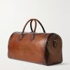 Jour Off Scritto Venezia Leather Duffle Bag - BK Jour Off Scritto Venezia Leather Duffle Bag - BK