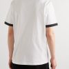 Logo-Appliquéd Cotton-Jersey T-Shirt - BK