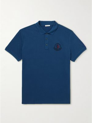 Logo-Embroidered Cotton-Piqué Polo Shirt Logo-Embroidered Cotton-Piqué Polo Shirt