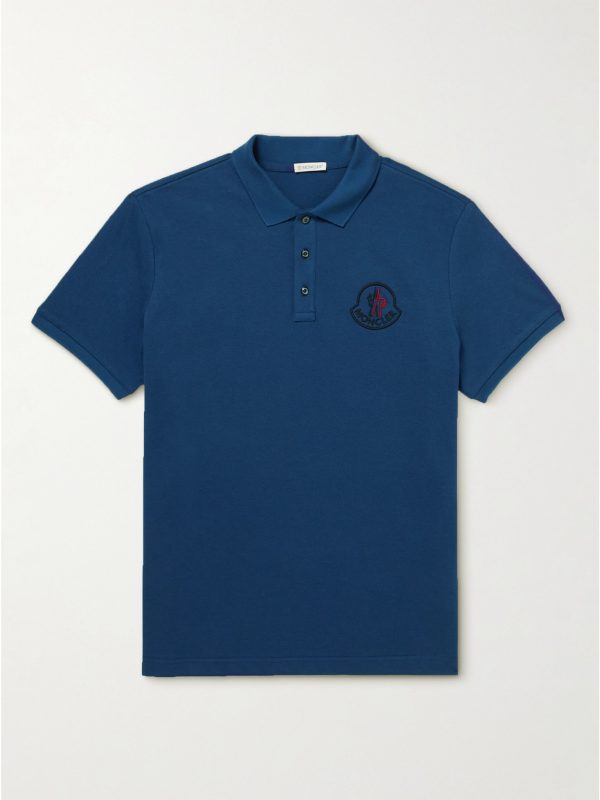 Logo-Embroidered Cotton-Piqué Polo Shirt Logo-Embroidered Cotton-Piqué Polo Shirt