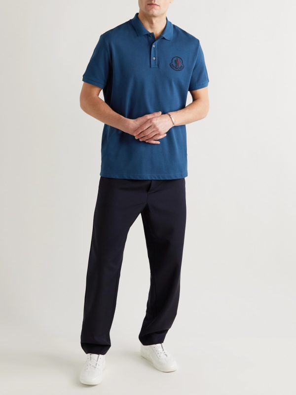Logo-Embroidered Cotton-Piqué Polo Shirt - OU Logo-Embroidered Cotton-Piqué Polo Shirt - OU