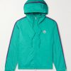 Hattab Logo-Appliquéd Shell Hooded Jacket
