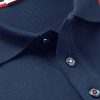 Logo-Appliquéd Striped Cotton-Piqué Polo Shirt - CU Logo-Appliquéd Striped Cotton-Piqué Polo Shirt - CU