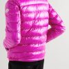 Acorus Logo-Appliquéd Quilted Glossed-Shell Down Jacket - BK Acorus Logo-Appliquéd Quilted Glossed-Shell Down Jacket - BK