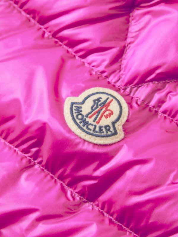 Acorus Logo-Appliquéd Quilted Glossed-Shell Down Jacket - E1 Acorus Logo-Appliquéd Quilted Glossed-Shell Down Jacket - E1