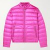 Acorus Logo-Appliquéd Quilted Glossed-Shell Down Jacket Acorus Logo-Appliquéd Quilted Glossed-Shell Down Jacket