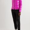 Acorus Logo-Appliquéd Quilted Glossed-Shell Down Jacket - OU Acorus Logo-Appliquéd Quilted Glossed-Shell Down Jacket - OU