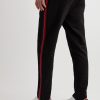 Straight-Leg Striped Cotton-Jersey Sweatpants - BK Straight-Leg Striped Cotton-Jersey Sweatpants - BK