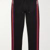 Straight-Leg Striped Cotton-Jersey Sweatpants Straight-Leg Striped Cotton-Jersey Sweatpants