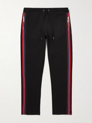 Straight-Leg Striped Cotton-Jersey Sweatpants Straight-Leg Striped Cotton-Jersey Sweatpants