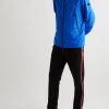 Straight-Leg Striped Cotton-Jersey Sweatpants - OU Straight-Leg Striped Cotton-Jersey Sweatpants - OU