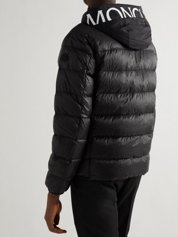 Provins Slim-Fit Quilted Shell Hooded Down Jacket - BK Provins Slim-Fit Quilted Shell Hooded Down Jacket - BK