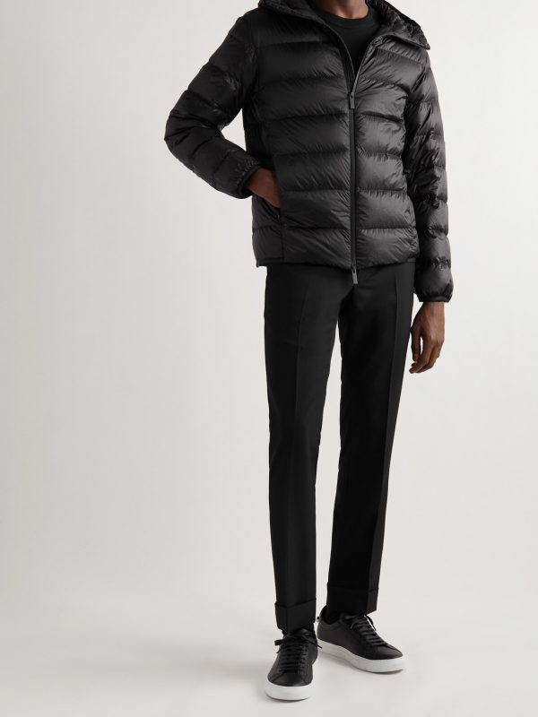 Provins Slim-Fit Quilted Shell Hooded Down Jacket - OU Provins Slim-Fit Quilted Shell Hooded Down Jacket - OU
