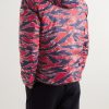 Bressay Reversible Printed Shell Hooded Down Jacket - BK