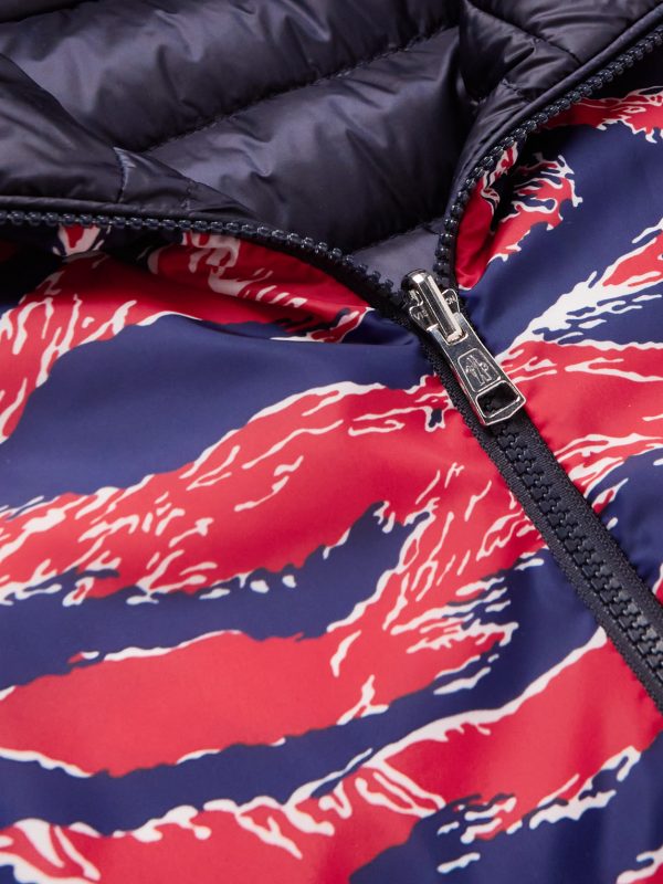 Bressay Reversible Printed Shell Hooded Down Jacket - CU