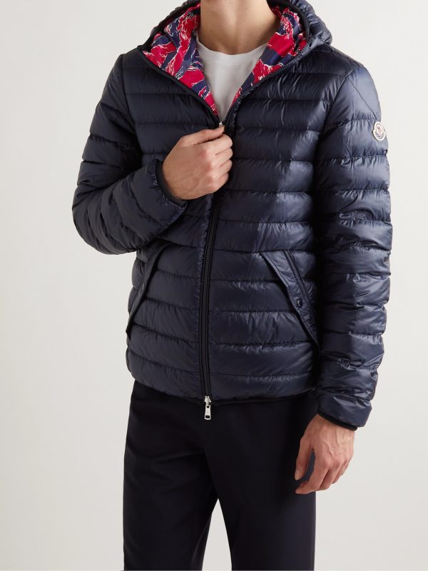 Bressay Reversible Printed Shell Hooded Down Jacket - E2