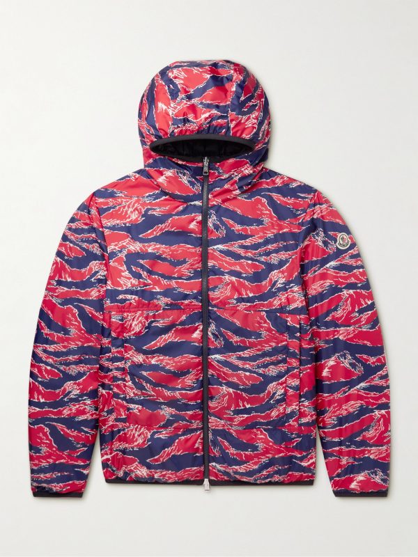 Bressay Reversible Printed Shell Hooded Down Jacket