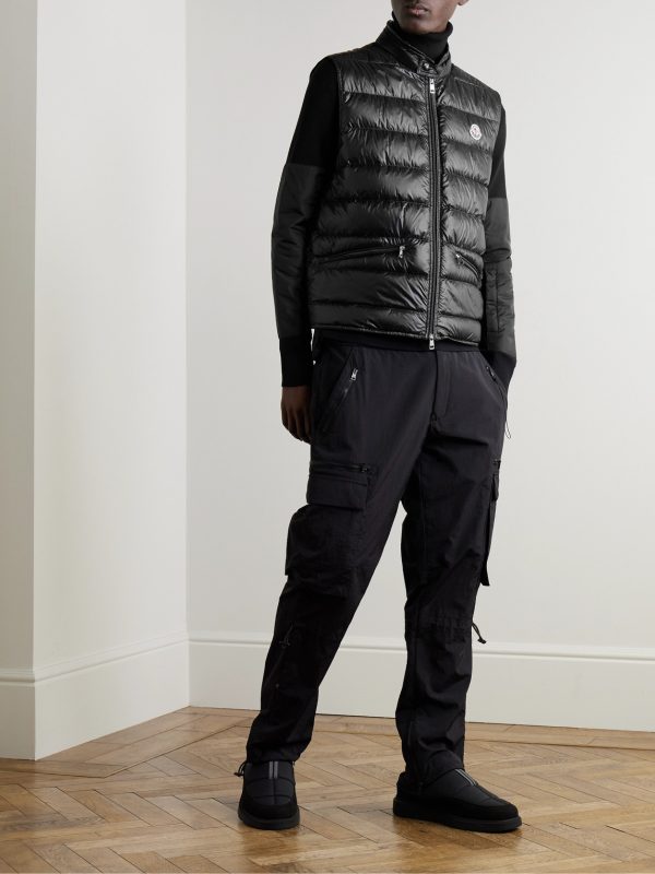 Gui Slim-Fit Logo-Appliquéd Quilted Shell Down Gilet - OU