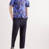 Camp-Collar Logo-Appliquéd Printed Cotton-Poplin Shirt - OU