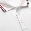 Logo-Appliquéd Striped Cotton-Piqué Polo Shirt - CU