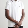 Logo-Appliquéd Striped Cotton-Piqué Polo Shirt - FR