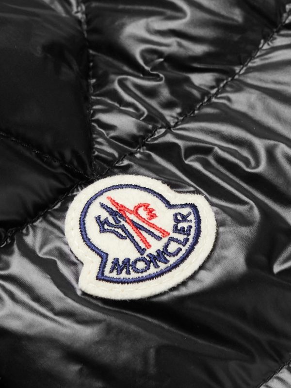 Acorus Logo-Appliquéd Quilted Glossed-Shell Down Jacket - E1