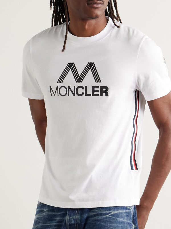 Logo-Print Cotton-Jersey T-Shirt - FR Logo-Print Cotton-Jersey T-Shirt - FR