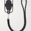 Logo-Appliquéd PVC iPhone 13 Case with Lanyard - BK Logo-Appliquéd PVC iPhone 13 Case with Lanyard - BK