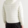 Lihou Grosgrain-Trimmed Quilted Shell Hooded Down Jacket - BK Lihou Grosgrain-Trimmed Quilted Shell Hooded Down Jacket - BK