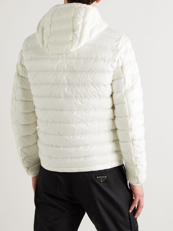 Lihou Grosgrain-Trimmed Quilted Shell Hooded Down Jacket - BK Lihou Grosgrain-Trimmed Quilted Shell Hooded Down Jacket - BK