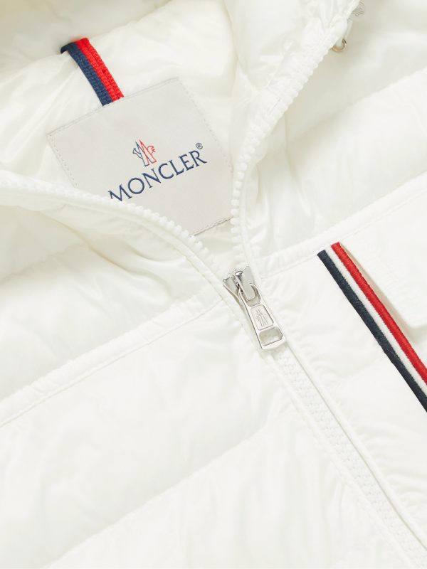 Lihou Grosgrain-Trimmed Quilted Shell Hooded Down Jacket - CU Lihou Grosgrain-Trimmed Quilted Shell Hooded Down Jacket - CU