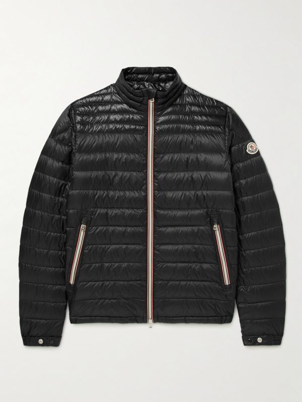 Daniel Grosgrain-Trimmed Quilted Shell Down Jacket Daniel Grosgrain-Trimmed Quilted Shell Down Jacket